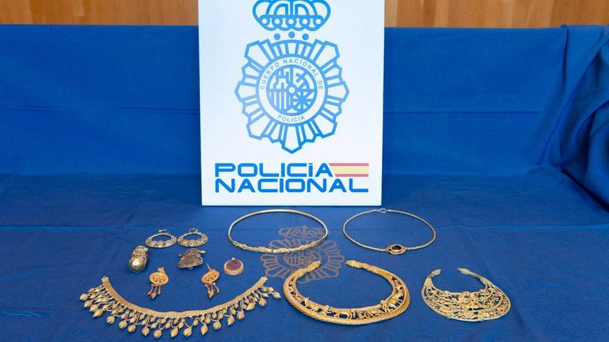 Spanische Polizei beschlagnahmt kostbaren Goldschmuck aus der Ukraine