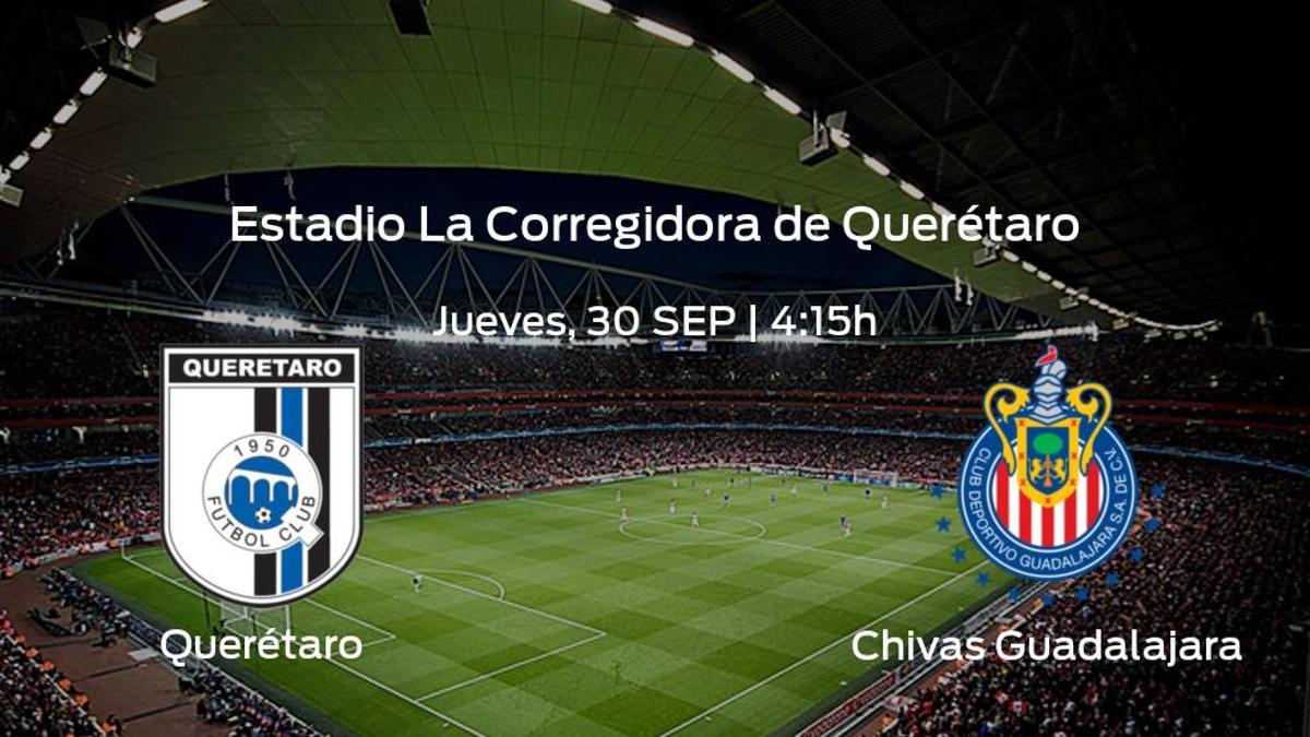 Jornada 11 de la Liga MX de Apertura: previa del duelo Querétaro - Chivas Guadalajara