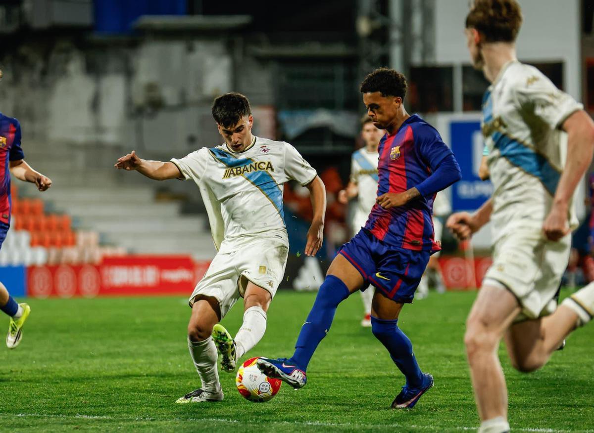 El Barça se lleva la semifinal ante el Dépor Juvenil