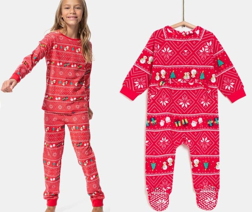 Pijamas Navidad familia Carrefour | El pijama navideño para toda la que triunfa en Carrefour