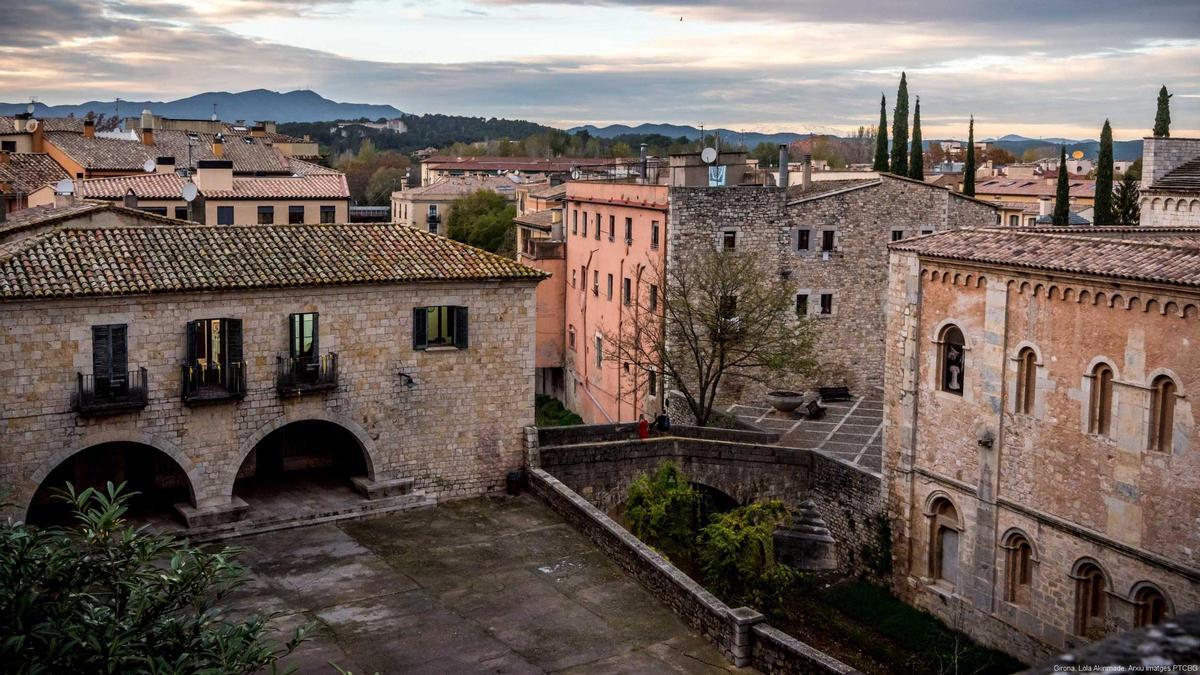 La plaça dels Jurats de Girona.