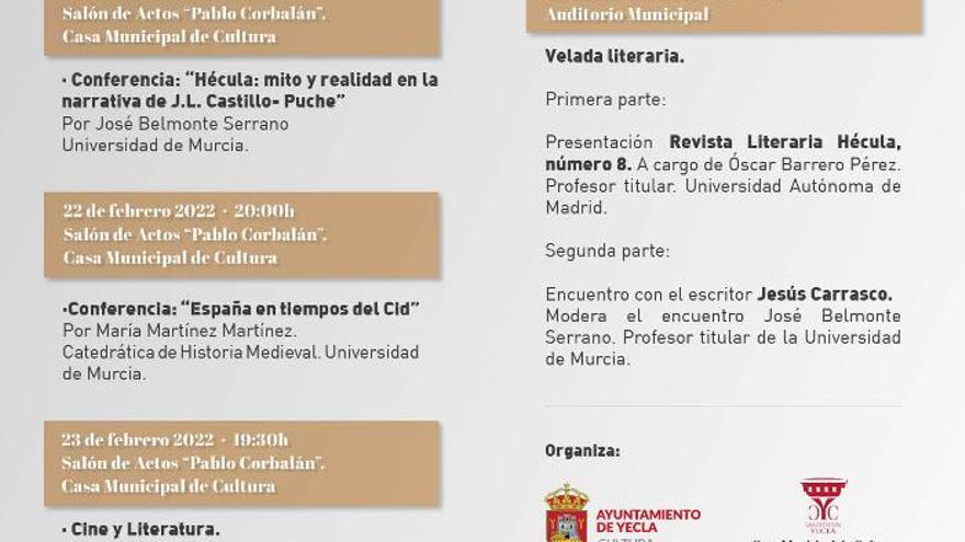 VII Ciclo Ciudades Literarias - Cartas Heculanas de José Santa Marco