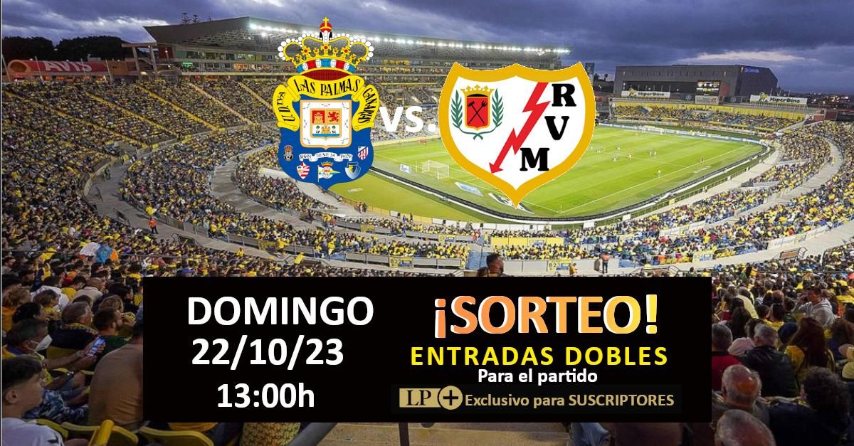 LA PROVINCIA sortea entradas para el partido UD Las Palmas vs. Rayo Vallecano