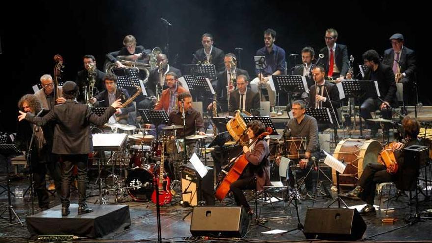 Actuación de la Orquesta de Jazz de Galicia.