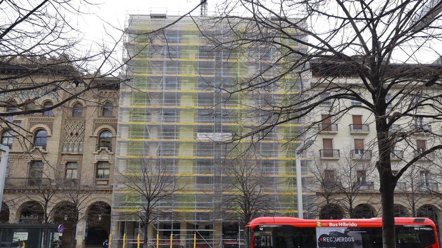 Los edificios más emblemáticos de Zaragoza que se esconden tras los andamios