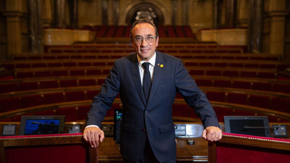 El president del Parlament de Catalunya, Josep Rull