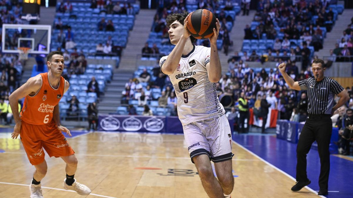 Pablo Harguindey debutó en ACB ante el Valencia Basket