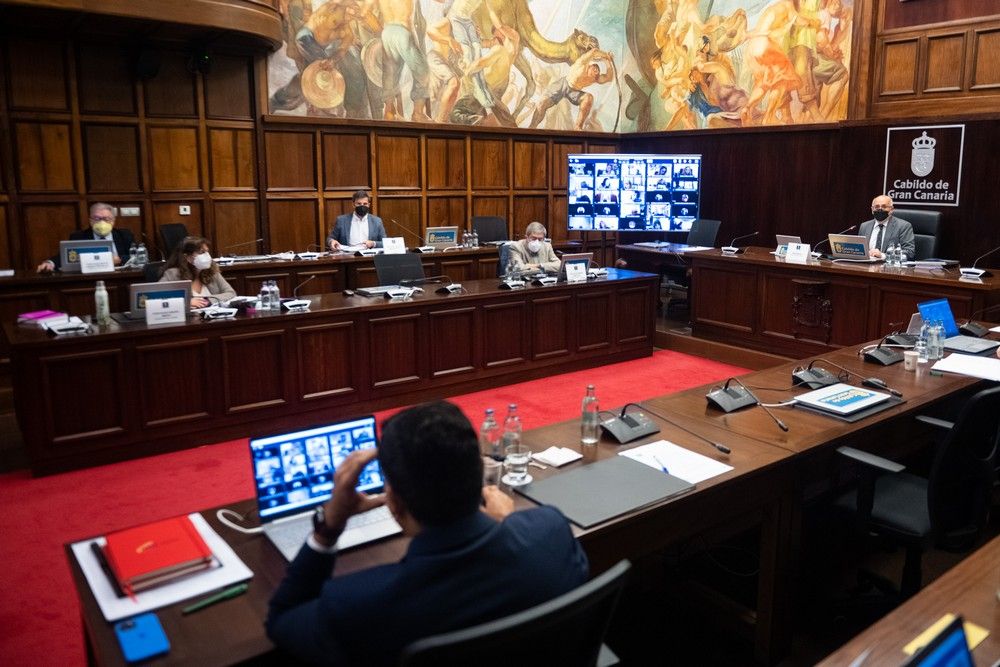 Pleno de aprobación de los presupuestos del Cabildo de Gran Canaria