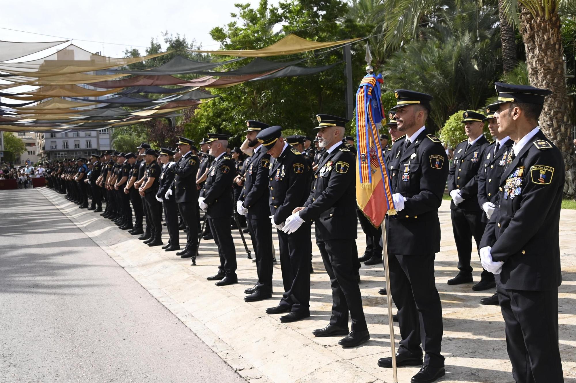 Así ha sido el acto del patrón de la Policía Local de Elche