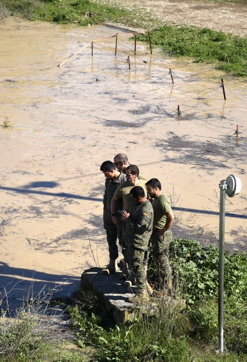 La crecida del Ebro se acerca a Zaragoza