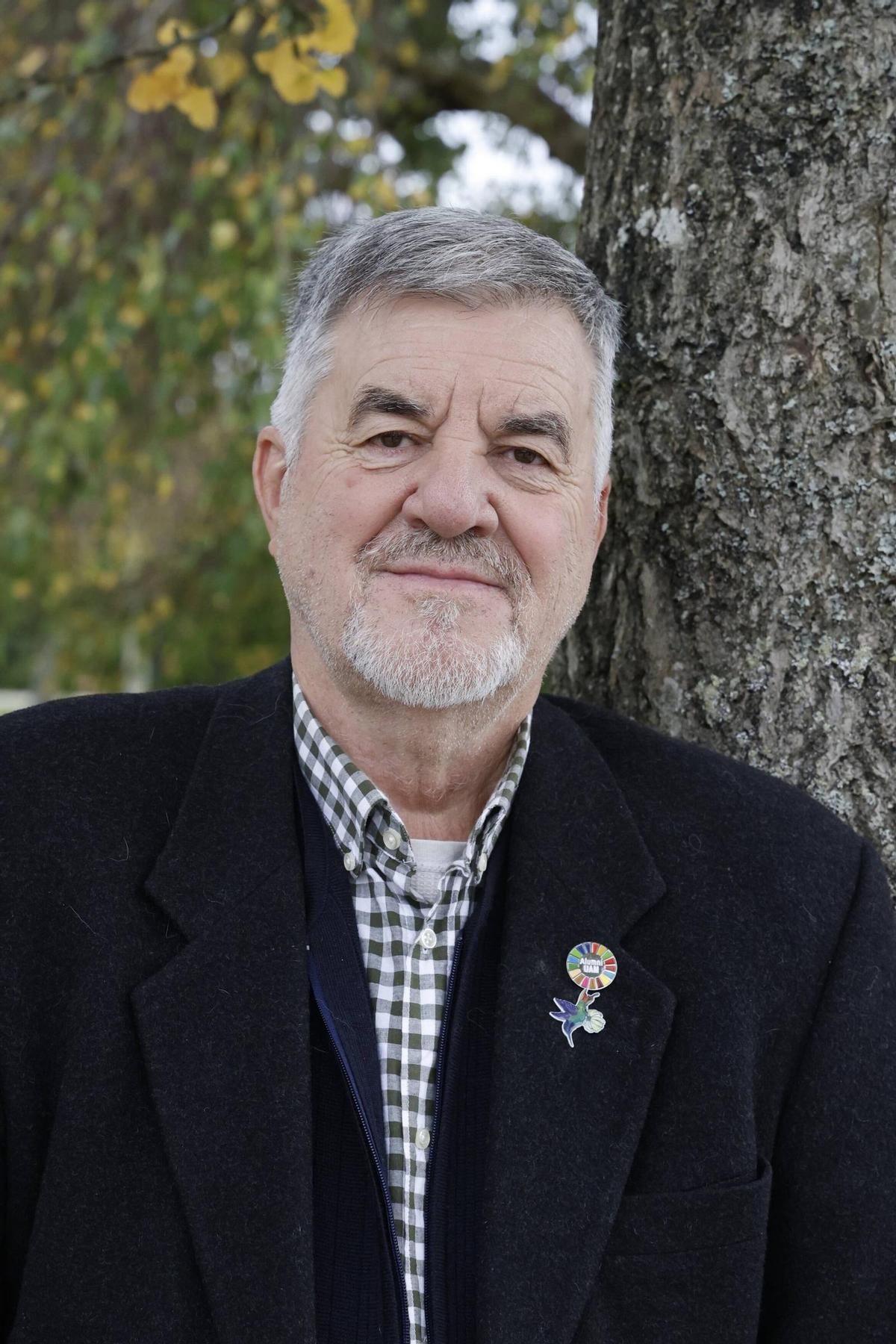 Gerardo Echeita, antes de la inauguración del Congreso que organiza la Federación Down Galicia y en el que participan unas 400 personas