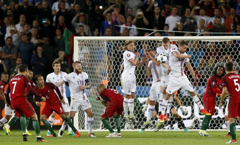 Eurocopa: Portugal-Islandia