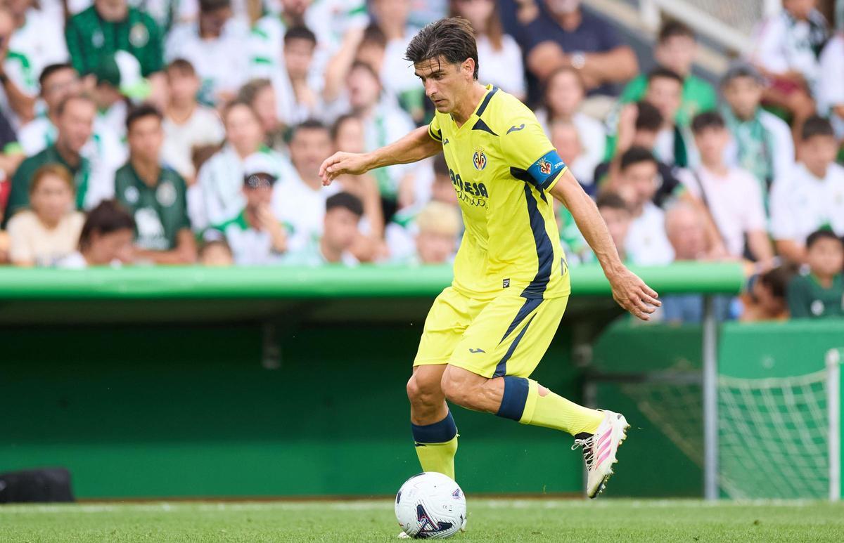 Gerard Moreno, en el Racing de Santander-Villarreal.
