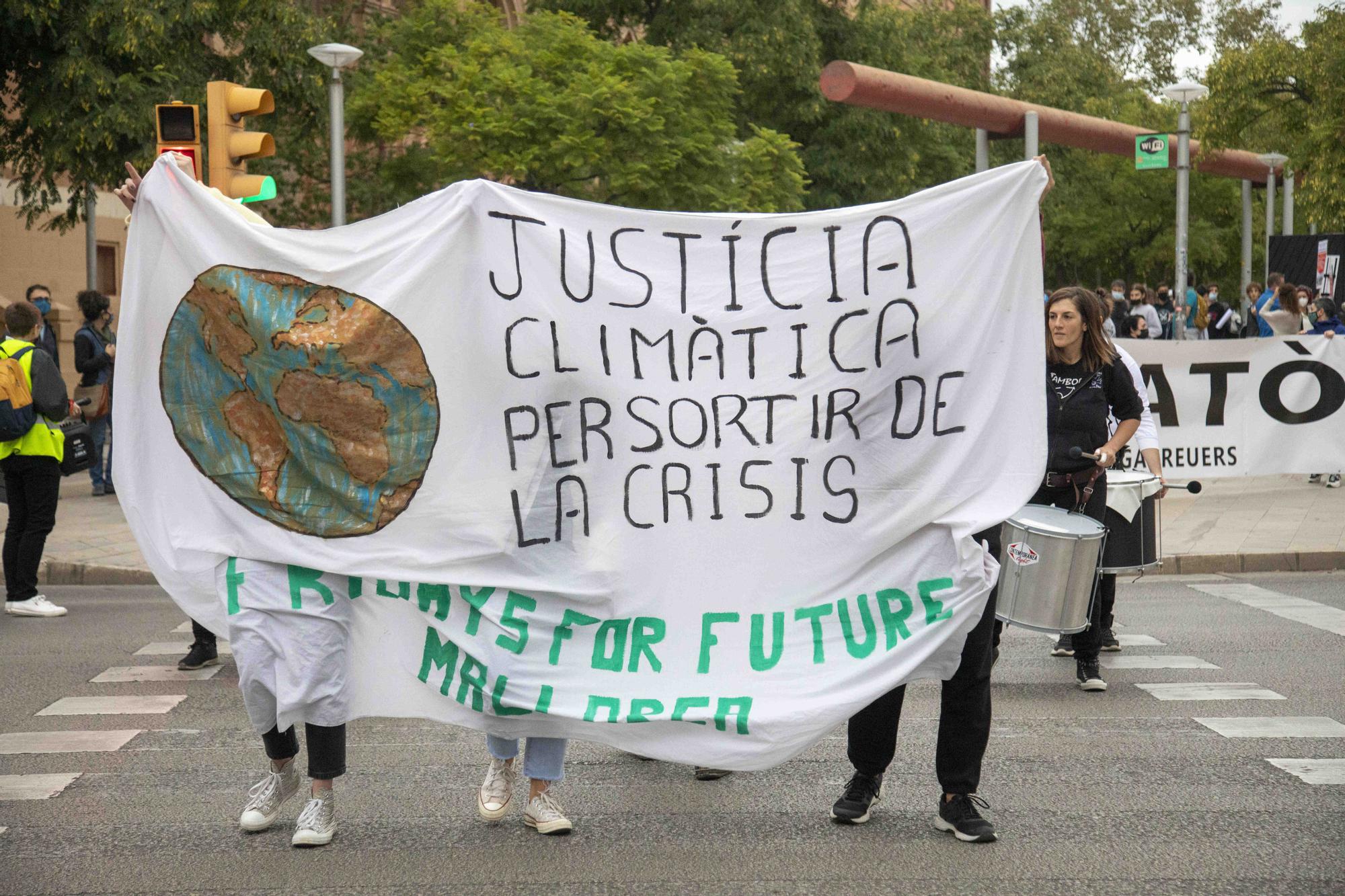 Manifestación juvenil en Palma: Contra la crisis, «justicia climática»