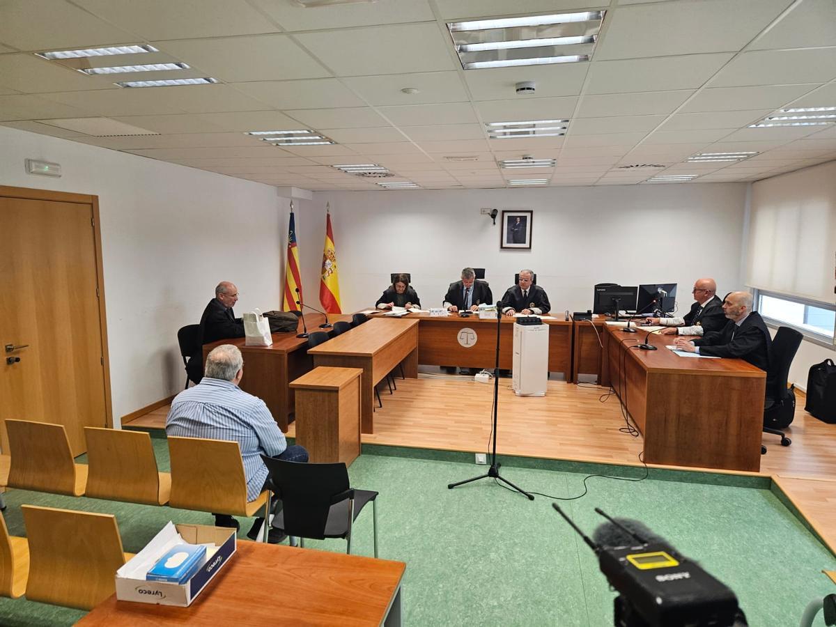 Un momento del juicio en la Audiencia.