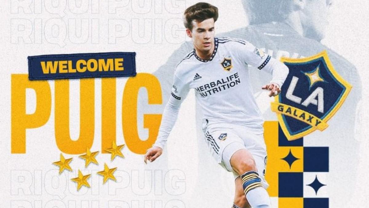 Riqui Puig, nuevo jugador de los Galaxy