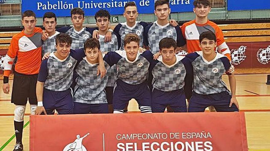 Foto de equipo de los cadetes.