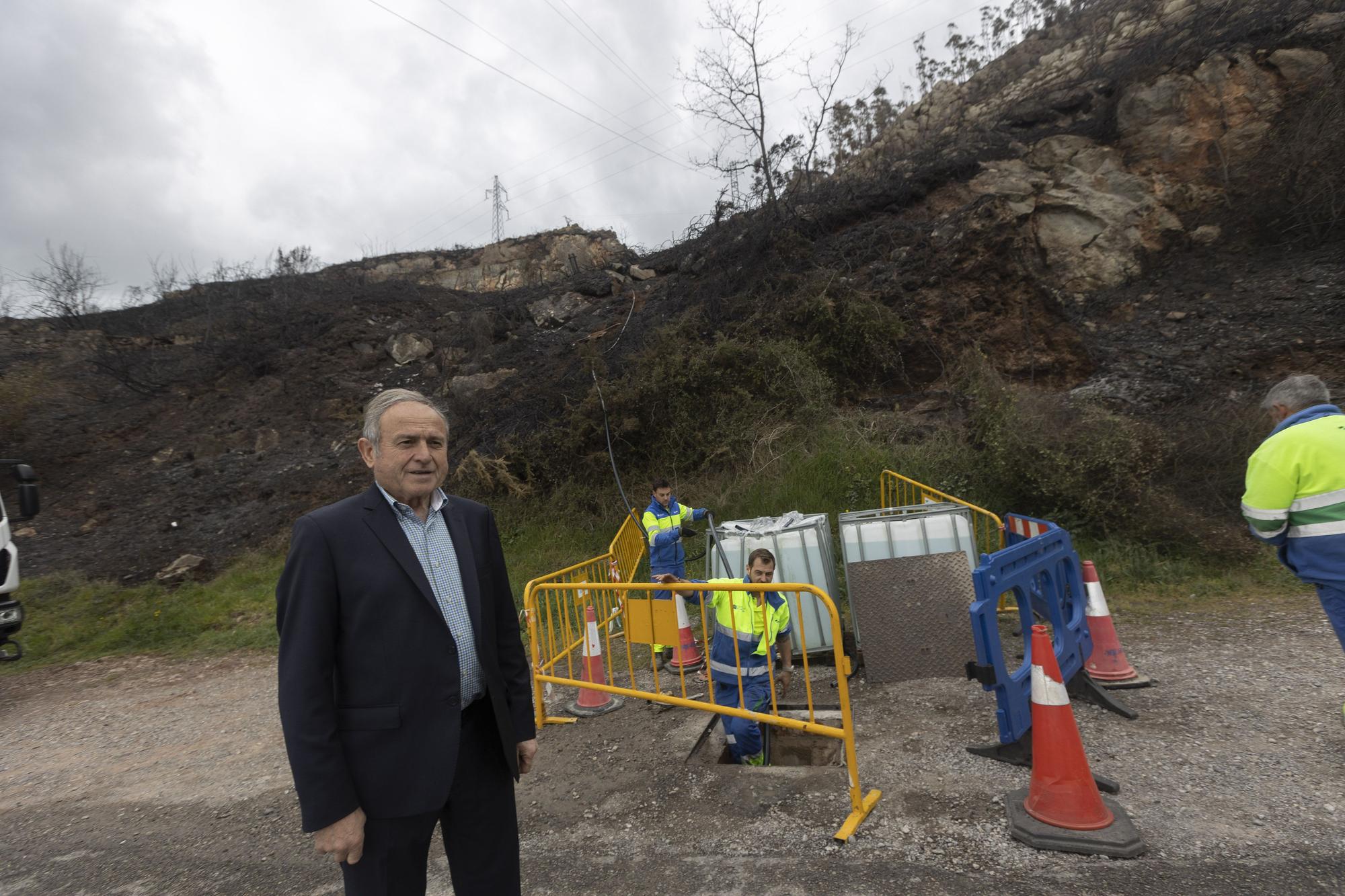 El aspecto del Naranco tras unos incendios históricos