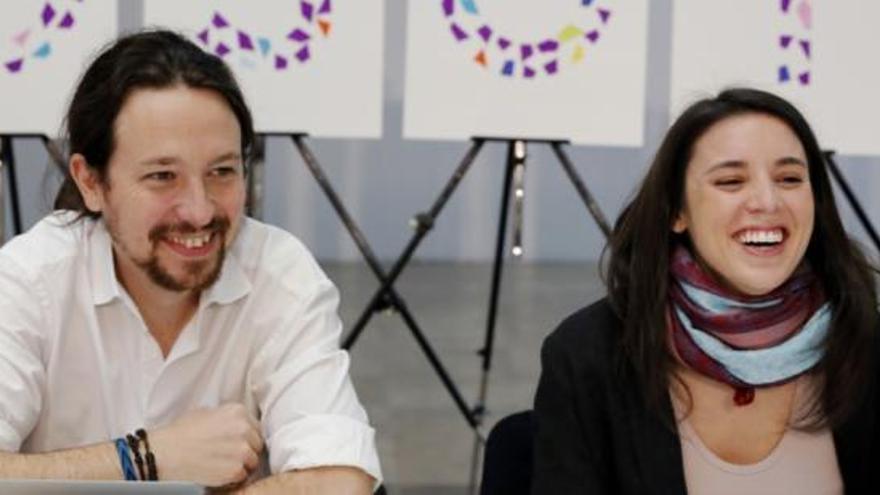 Irene Montero i Pablo Iglesias en una imatge d&#039;arxiu.