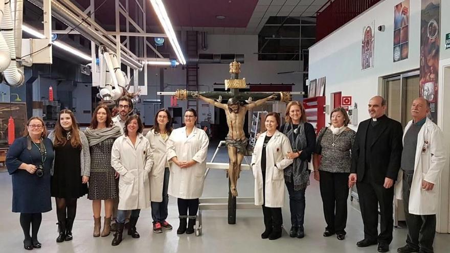 El Cristo del Amparo regresa a San Nicolás tras ser restaurado