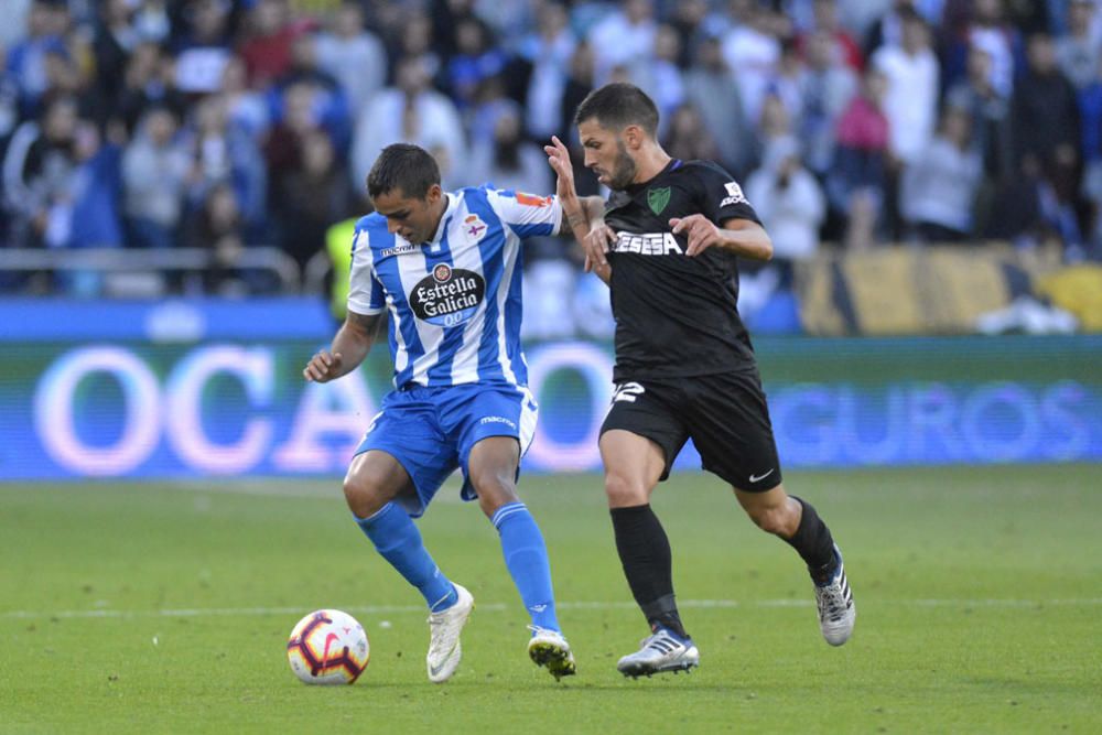 El Málaga CF consigue un trabajado punto en su visita a Riazor que pudo acabar en victoria pero también en derrota