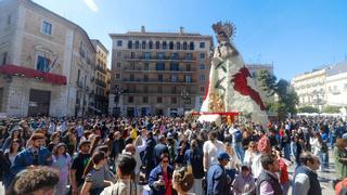 Ribó valora positivamente las fallas pese a la "masificación"