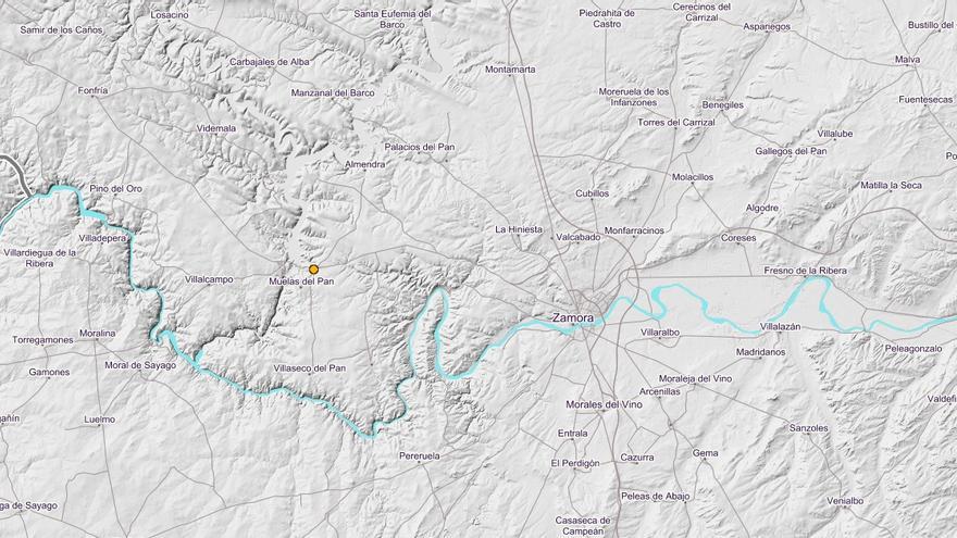 Mapa del terremoto.