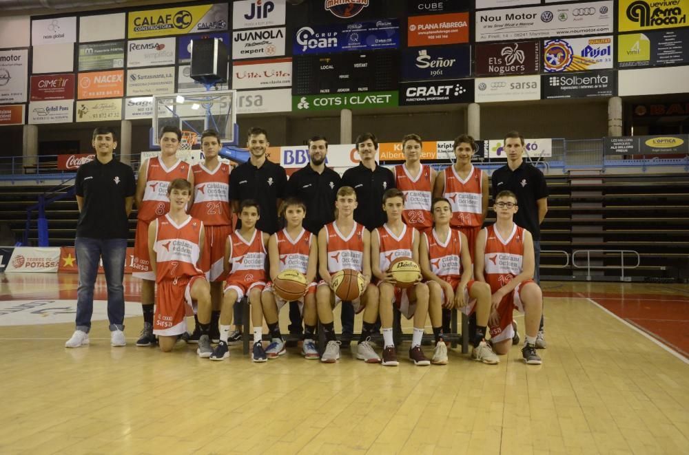 Tots els equips del planter del Bàsquet Manresa