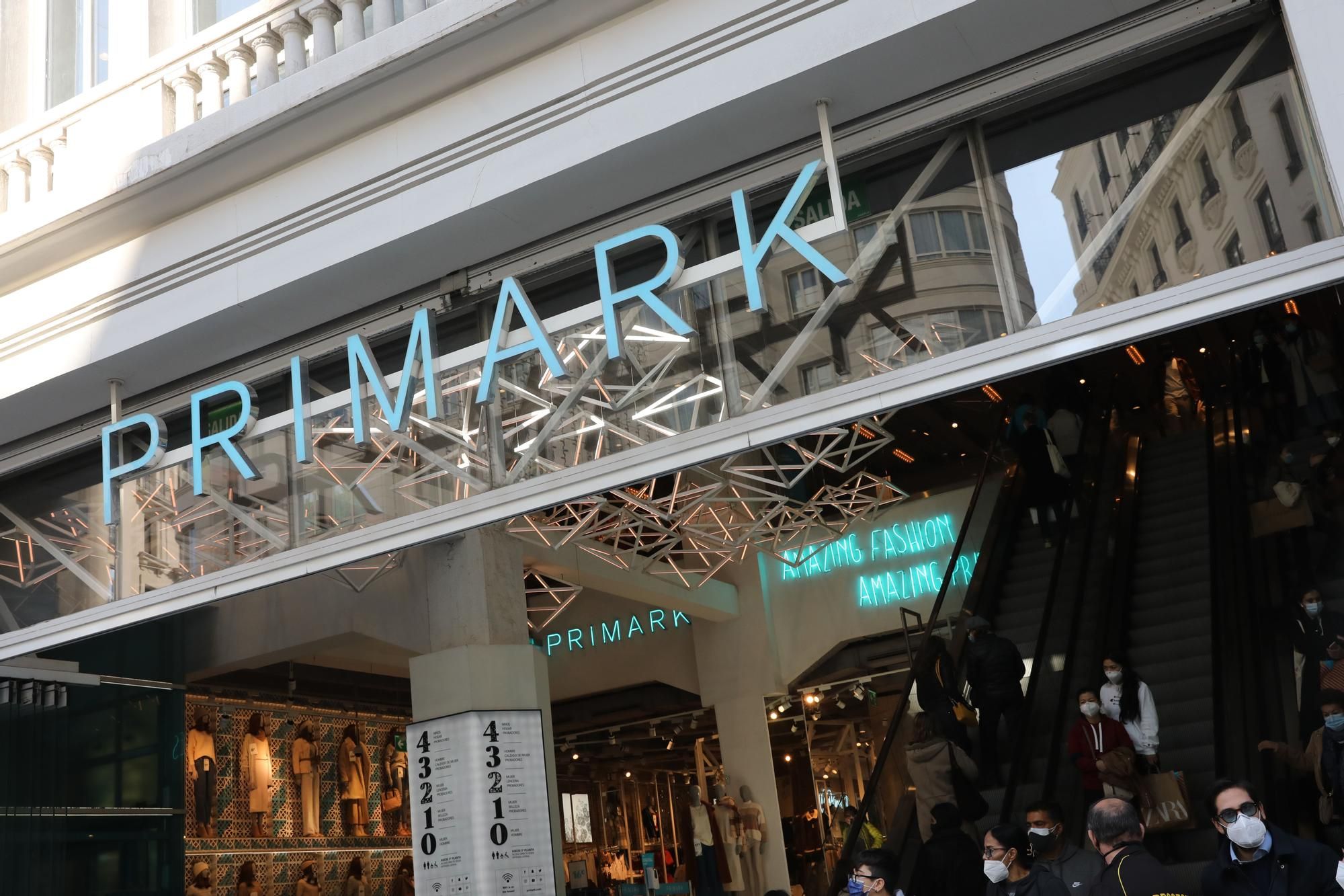 La tienda de Primark en la Gran Vía de Madrid.