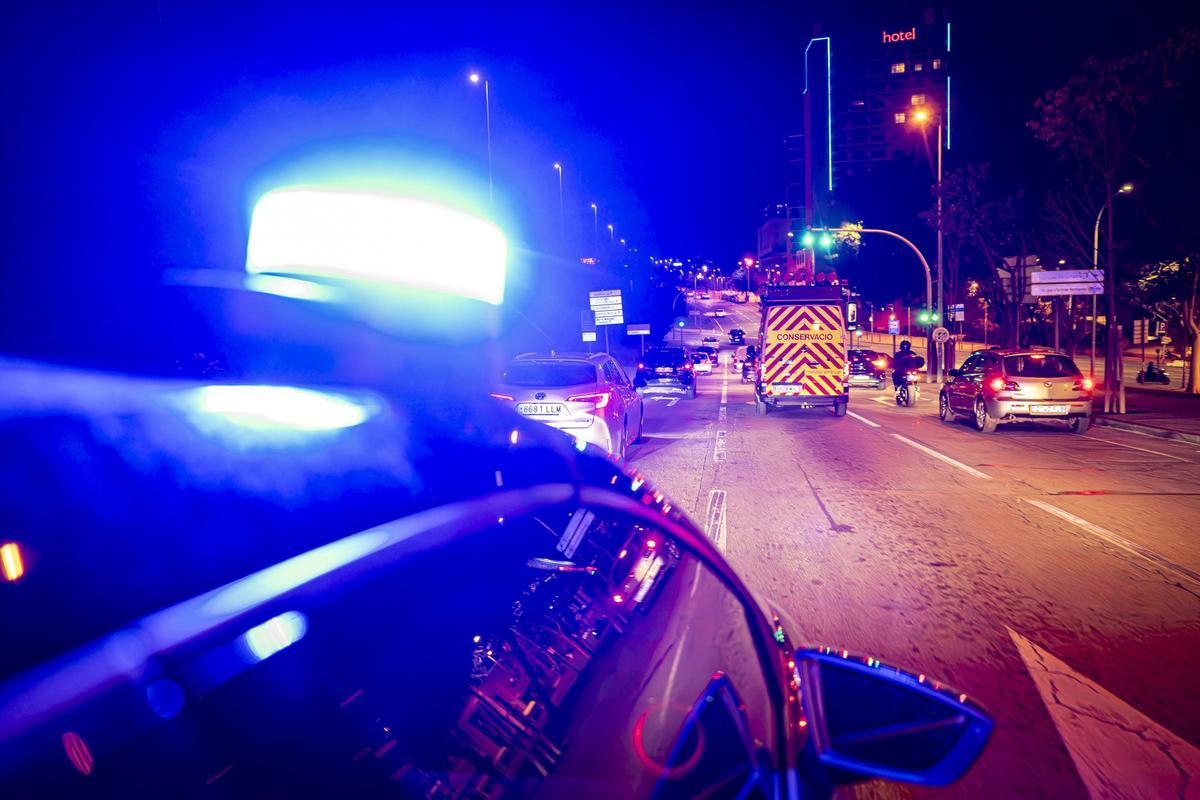 Una patrulla policial de Mossos