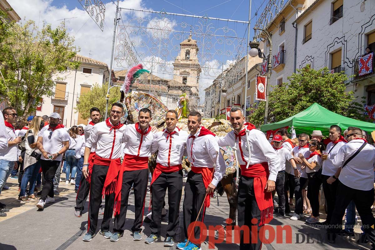 Recorrido Caballos del Vino día dos de mayo en Caravaca