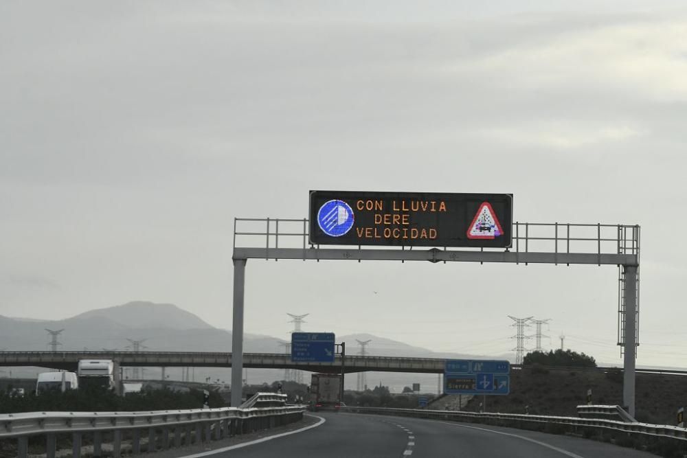 Los efectos de las lluvias en Murcia