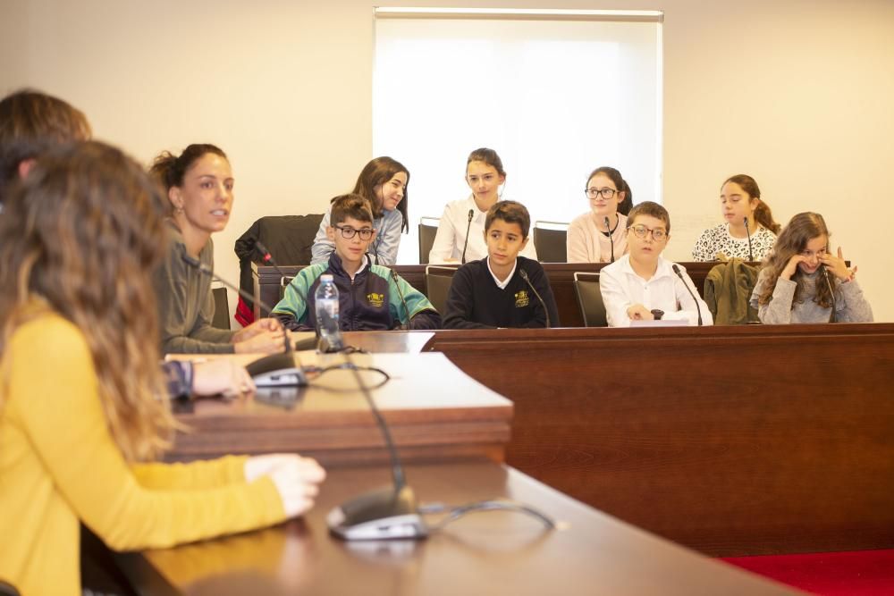 Estudiantes de Sada piden retrasar el encendido navideño para ahorrar energía.