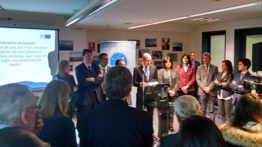 Acto de celebración del Día de Europa en Vigo. // A.A.