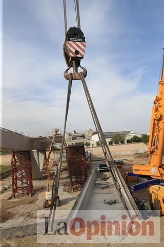 El nuevo puente en Lorca, a punto de terminar