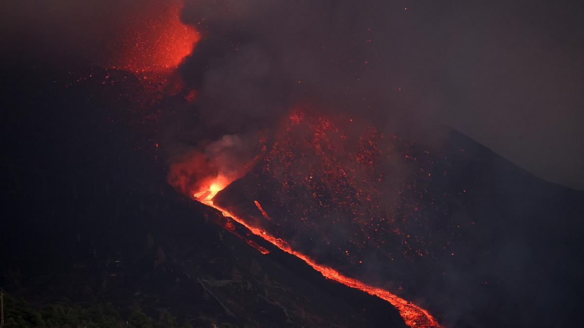 Río de lava en La Palma.