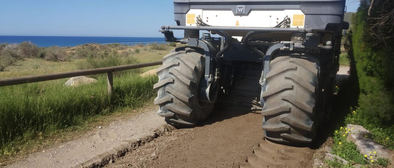 Los trabajos de adecuación de los viales han comenzado este martes.