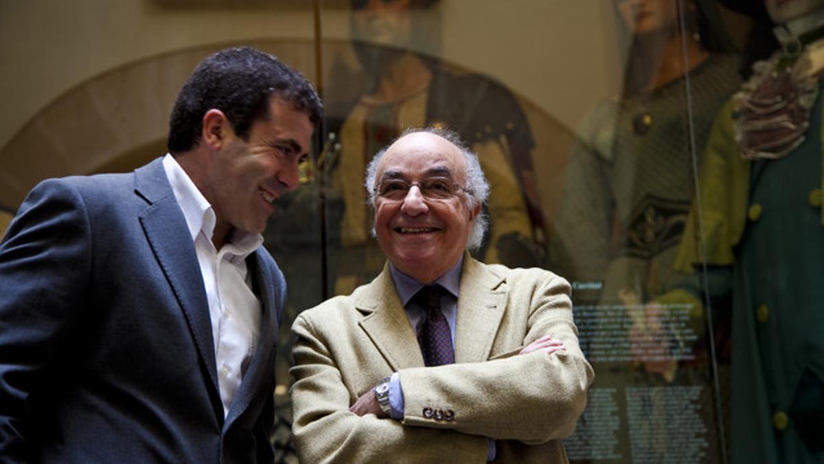 Francesc Serés junto a Carles Miralles (derecha)