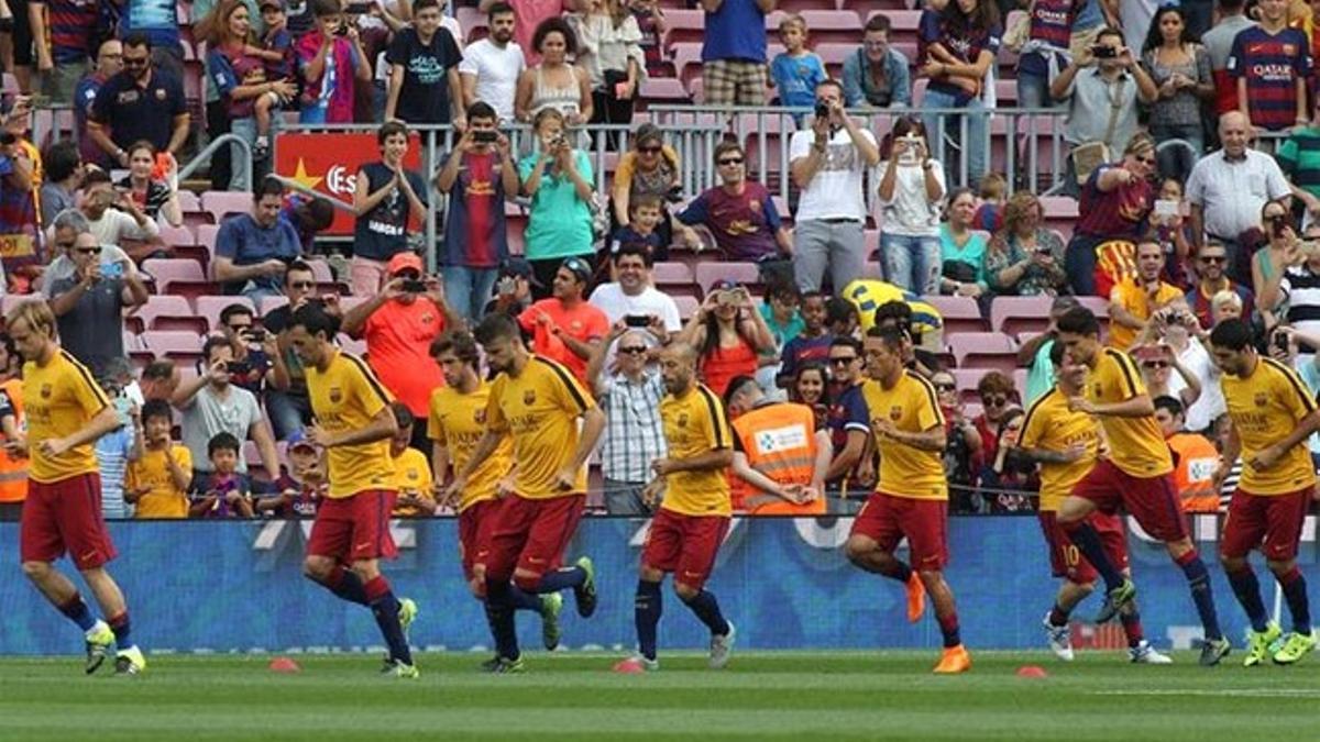 El Barça jugó con varias novedades ante Las Palmas