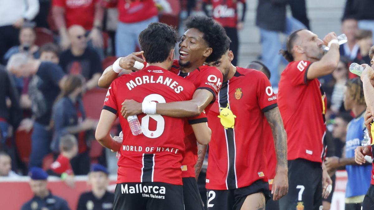 El Mallorca gana al Real Madrid al descanso con un gol de Morlanes (1-0)
