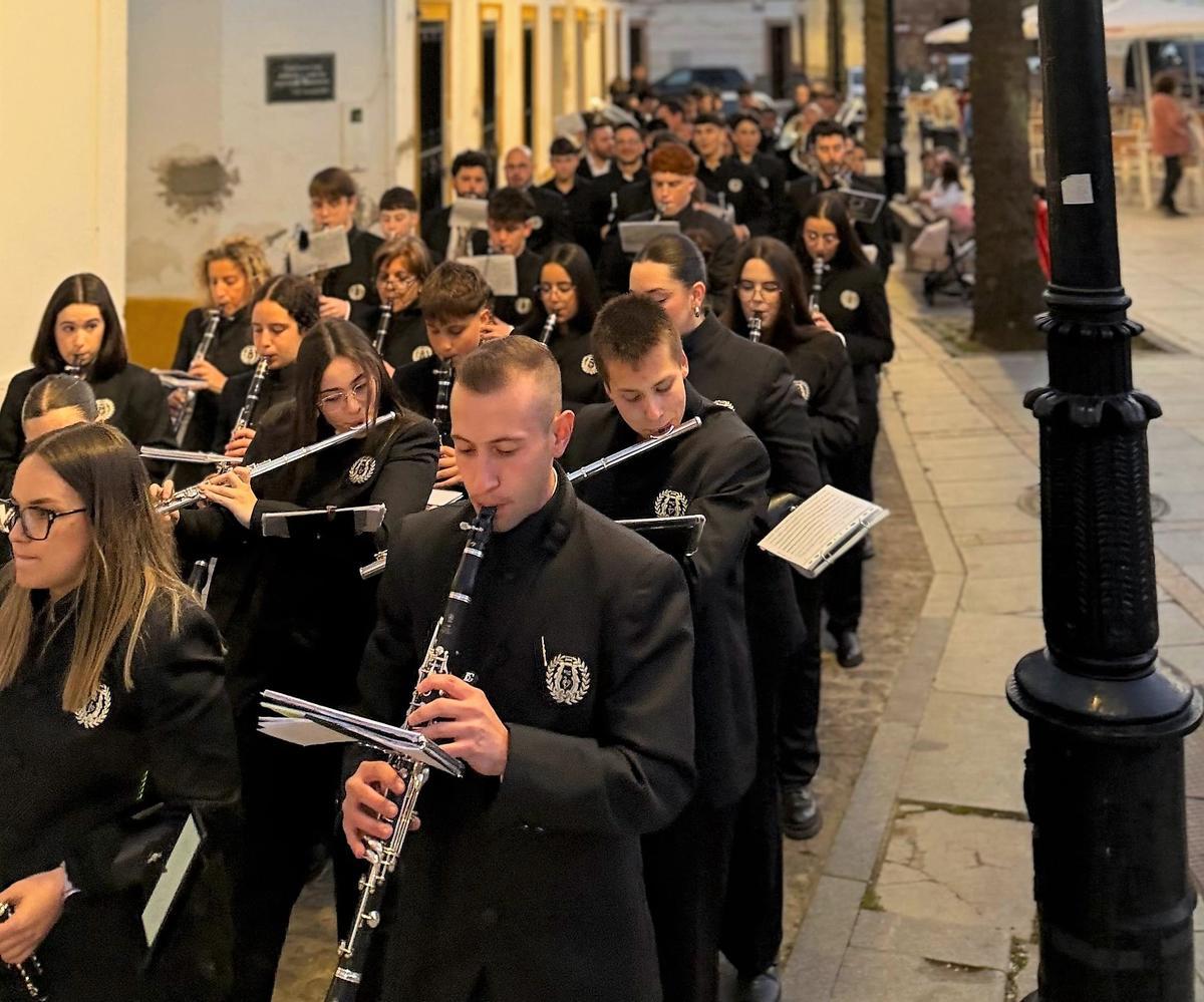Desfile de la Unión Musical MOCA, previo al pregón