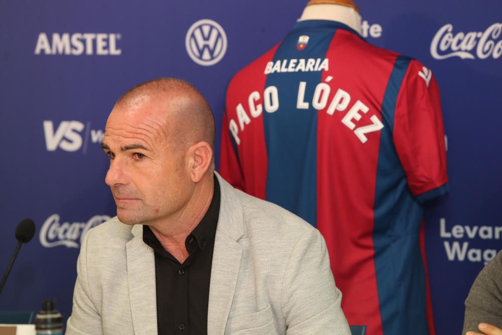 Presentación de Paco López como primer entrenador del Levante UD