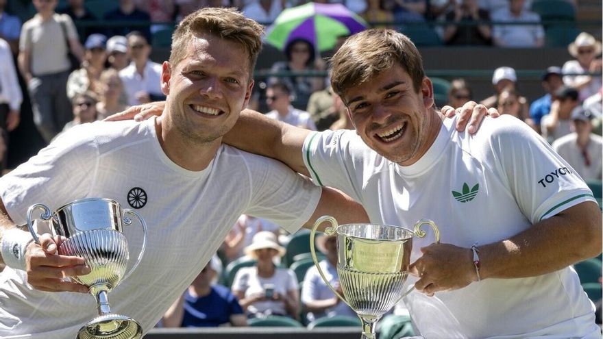 El gallego Martín de la Puente se corona en Wimbledon