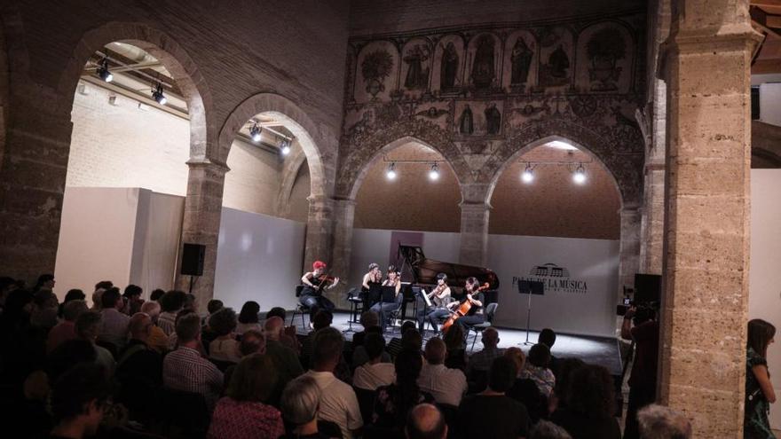 El quinteto Casulana, en el Almudín.