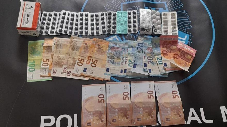 La Policía Local de Mos incauta más de cien pastillas para la disfunción eréctil de contrabando