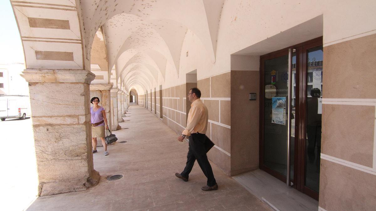 Instalaciones actuales de la UNED en la Plaza Alta de Badajoz.