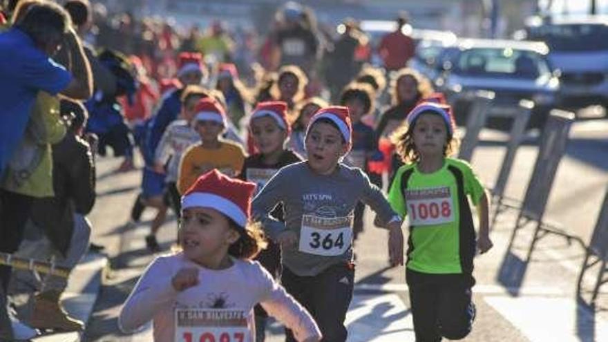 Un momento de la San Silvestre del pasado año. // Iñaki Abella