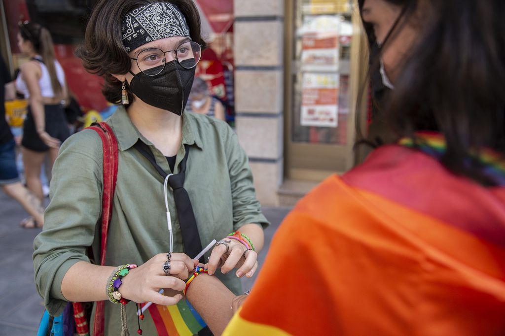 Marcha del colectivo LGTBI+ en Cartagena.