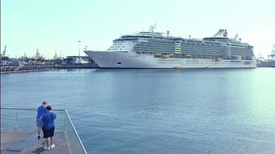 El &#039;Independence of The Seas&#039; llega a la ciudad