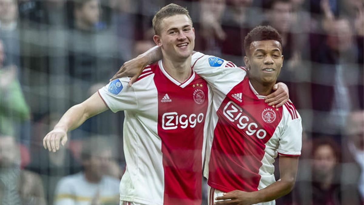 De Ligt marca, De Jong asiste. Jugada perfecta de la dupla que quiere el Barça